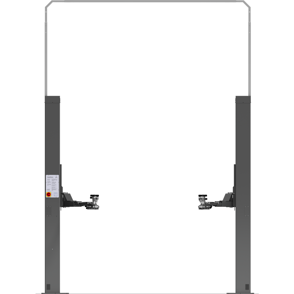 2 post lift Smart Lift 2 30 SL MM f RAL7016 grey